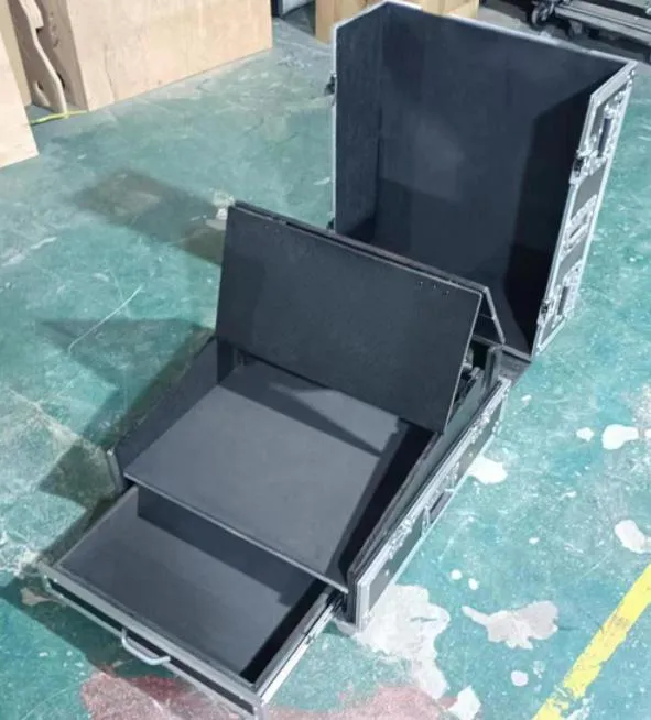 MA2 command wing and fader wing flight case, suitable two 24'' screen