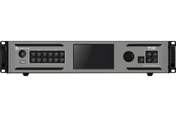 P10 Seamless Presentation Switcher
Inputs: 4 x DP 1.2 / HDMI 2.0 + 2 x 12G-SDI inputs
Outputs: 2 x HDMI 2.0 + 6 x HDMI 1.3